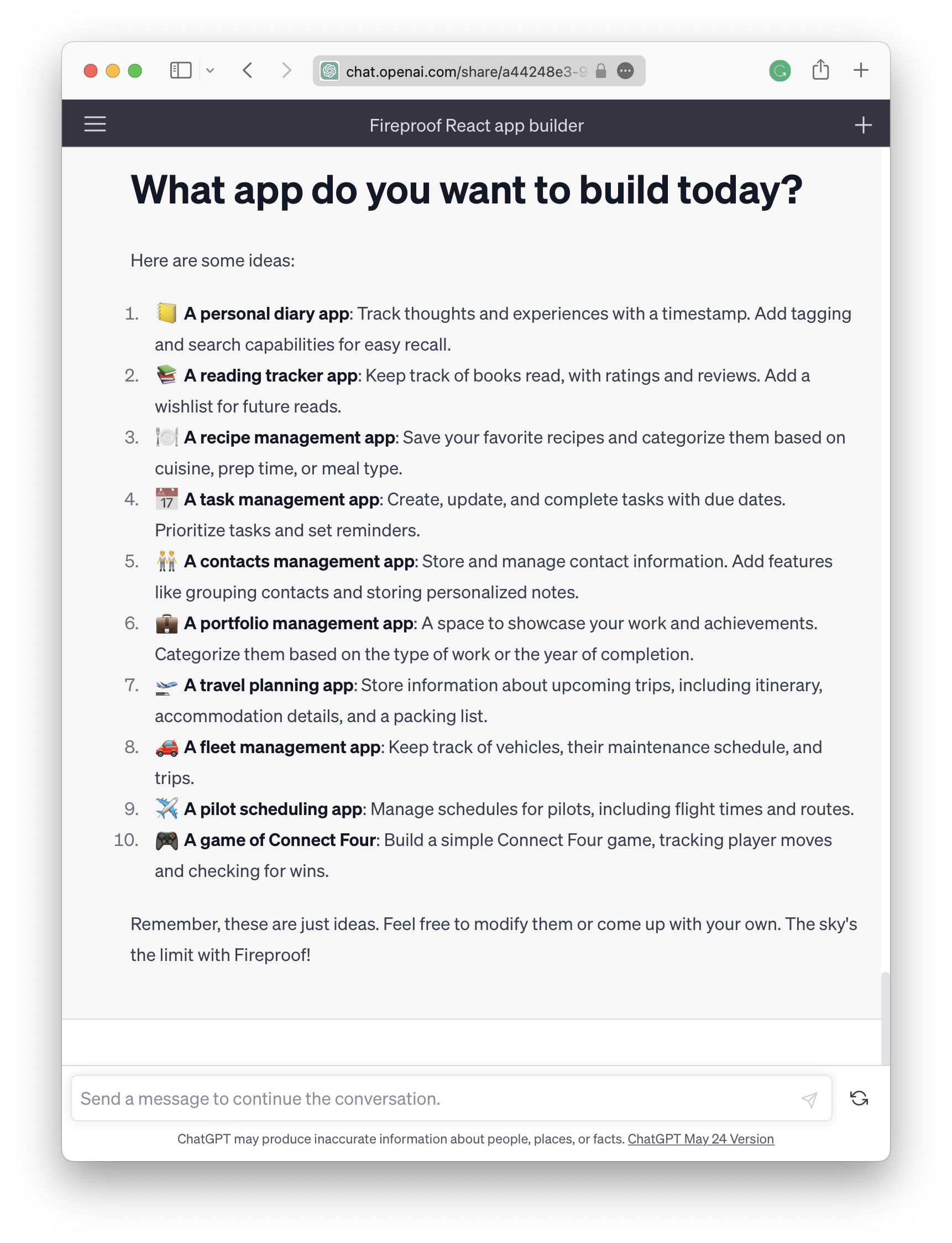 ChatGPT Canvas with Fireproof